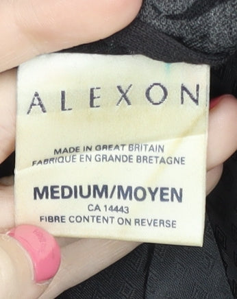 Alexon Women's Blazer M Black Paisley Wool Regular