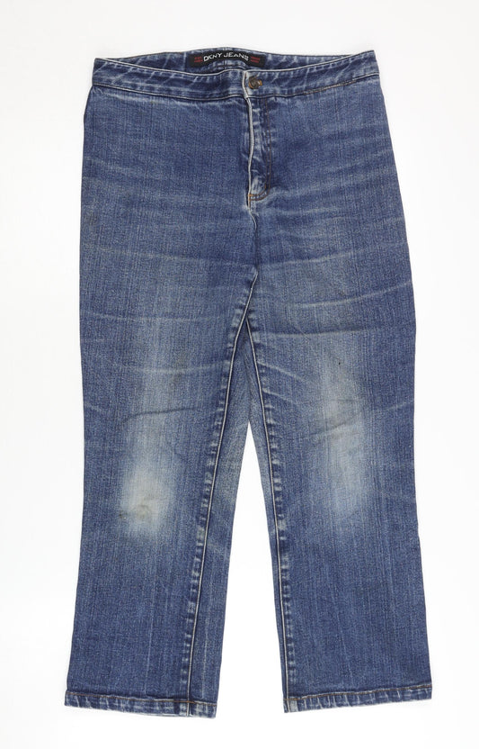 DKNY Women's Blue Jeans - Size 8