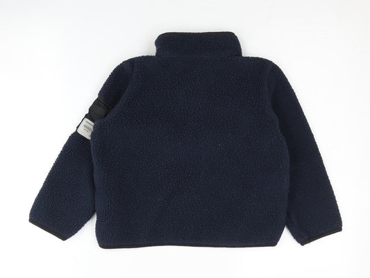 Regatta Boys Blue Fleece Henley Sweatshirt 8 Years