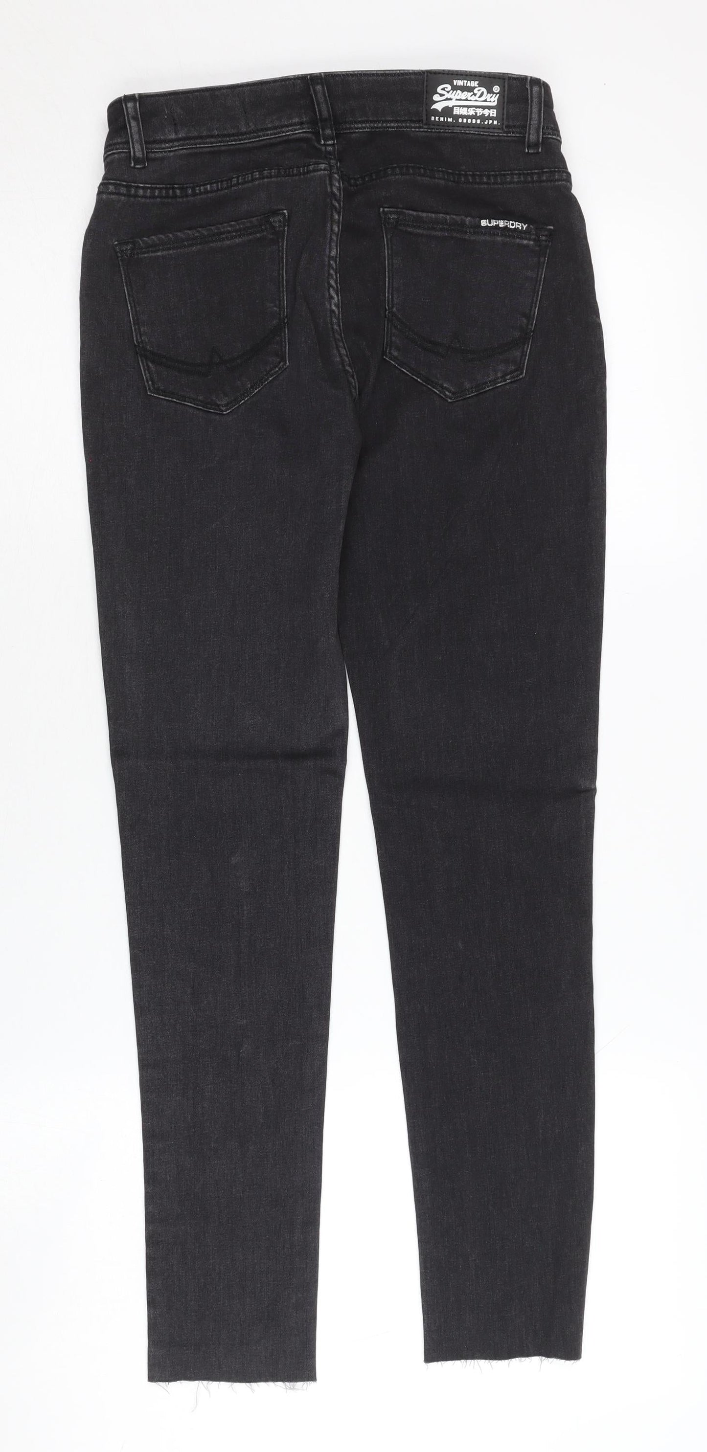 Superdry Women's Black Skinny Jeans Size 8