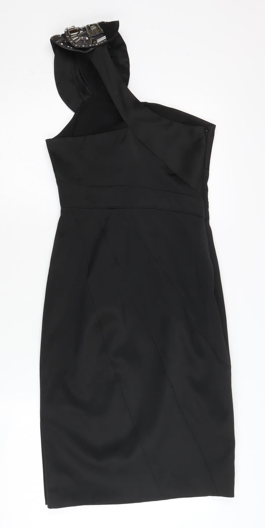 Karen Millen Women's Black Beaded Cocktail Dress