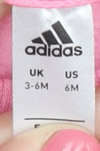 Adidas Unisex Baby Pink Pullover Jumper 3-6 Months
