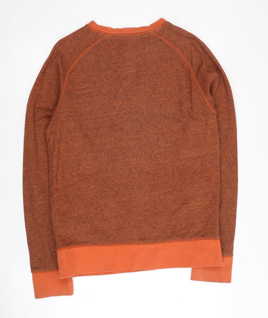 Jack & Jones Men's Orange Pullover Sweatshirt M