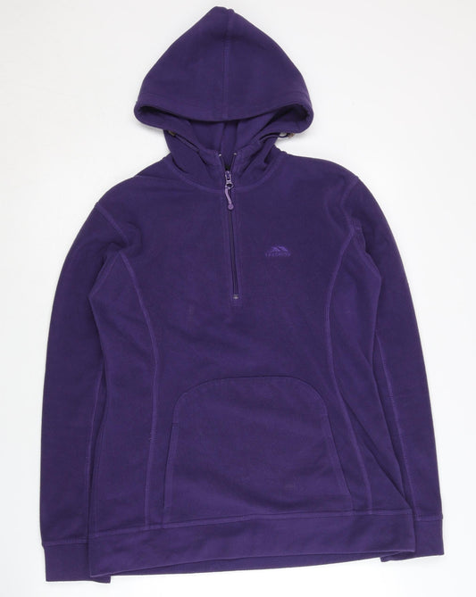 Trespass Women’s Purple Fleece Pullover Hoodie, M