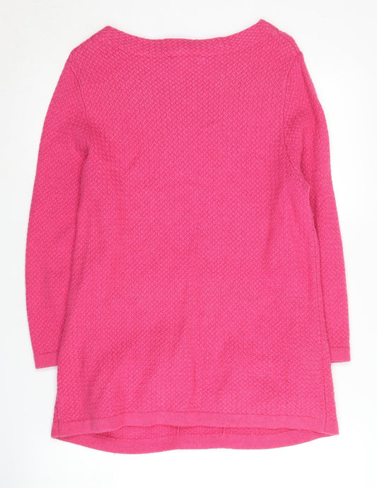 Laura Ashley Women's Pink Tunic Jumper Size 10