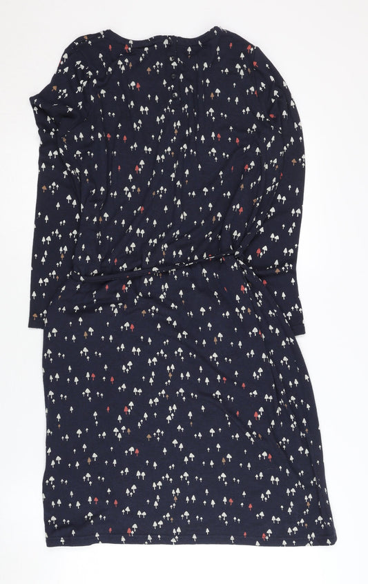 Weird Fish Women’s Multicoloured Jersey Dress, Size 12