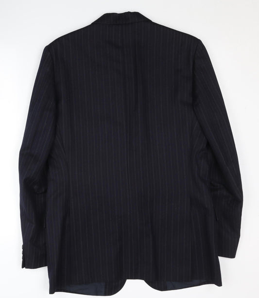 Pierre Cardin Men's Blue Striped Blazer Jacket 42
