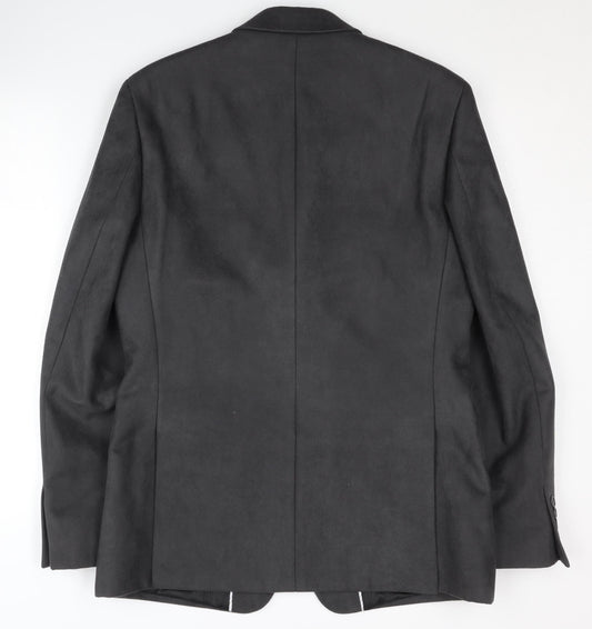 Jeff Banks Men's Grey Single-Breasted Blazer 40R