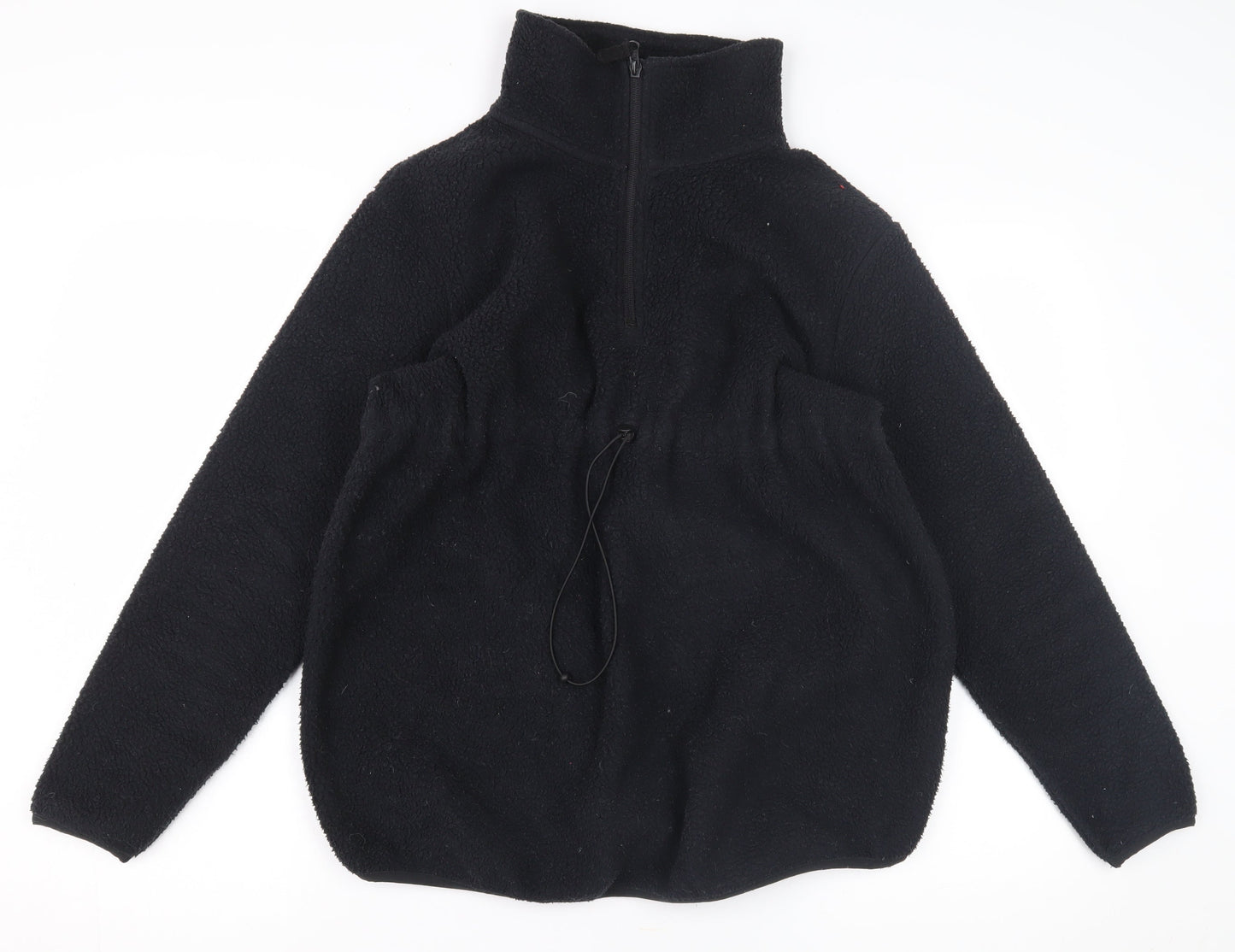 Mountain Warehouse Women's Black Fleece Hoodie, Size 10