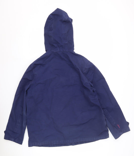 Joules Women's Blue Waterproof Jacket Size 12