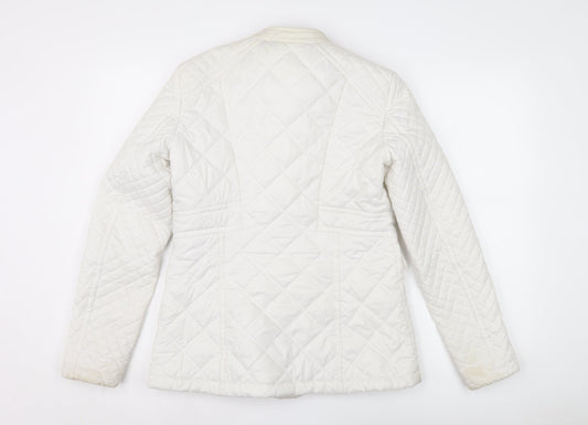 Marc New York Women's White Quilted Jacket, S, Casual