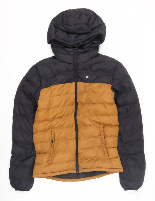 Mountain Warehouse Men's XS Brown Puffer Jacket