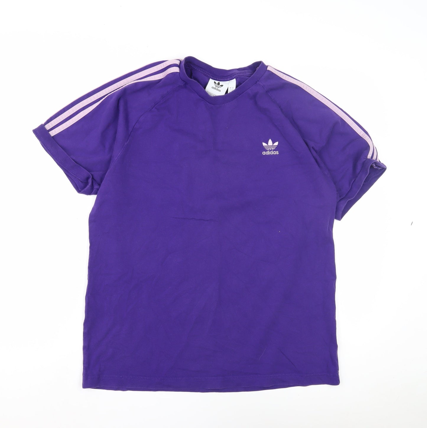 Adidas Unisex Purple T-Shirt M Casual Sportswear