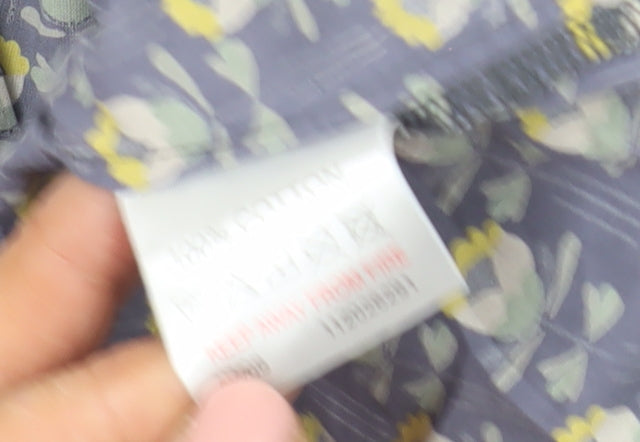 Brand and care label for Miss Selfridge Women's Multicolour Floral Dress 10