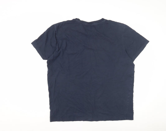 Jack & Jones Men's Blue XL Crew Neck T-Shirt