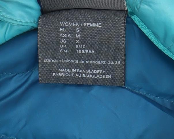 Jack Wolfskin Women's Blue Puffer Jacket Size S