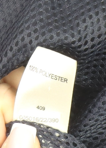 Diadora Men's Blue Windbreaker Jacket M