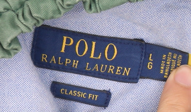 Polo Ralph Lauren Men's Green Classic Fit Trousers Size L