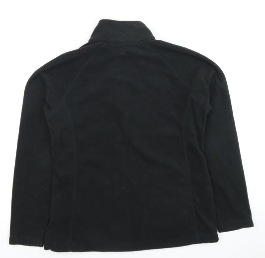 Mountain Warehouse Women's Black Fleece Jacket Size 14