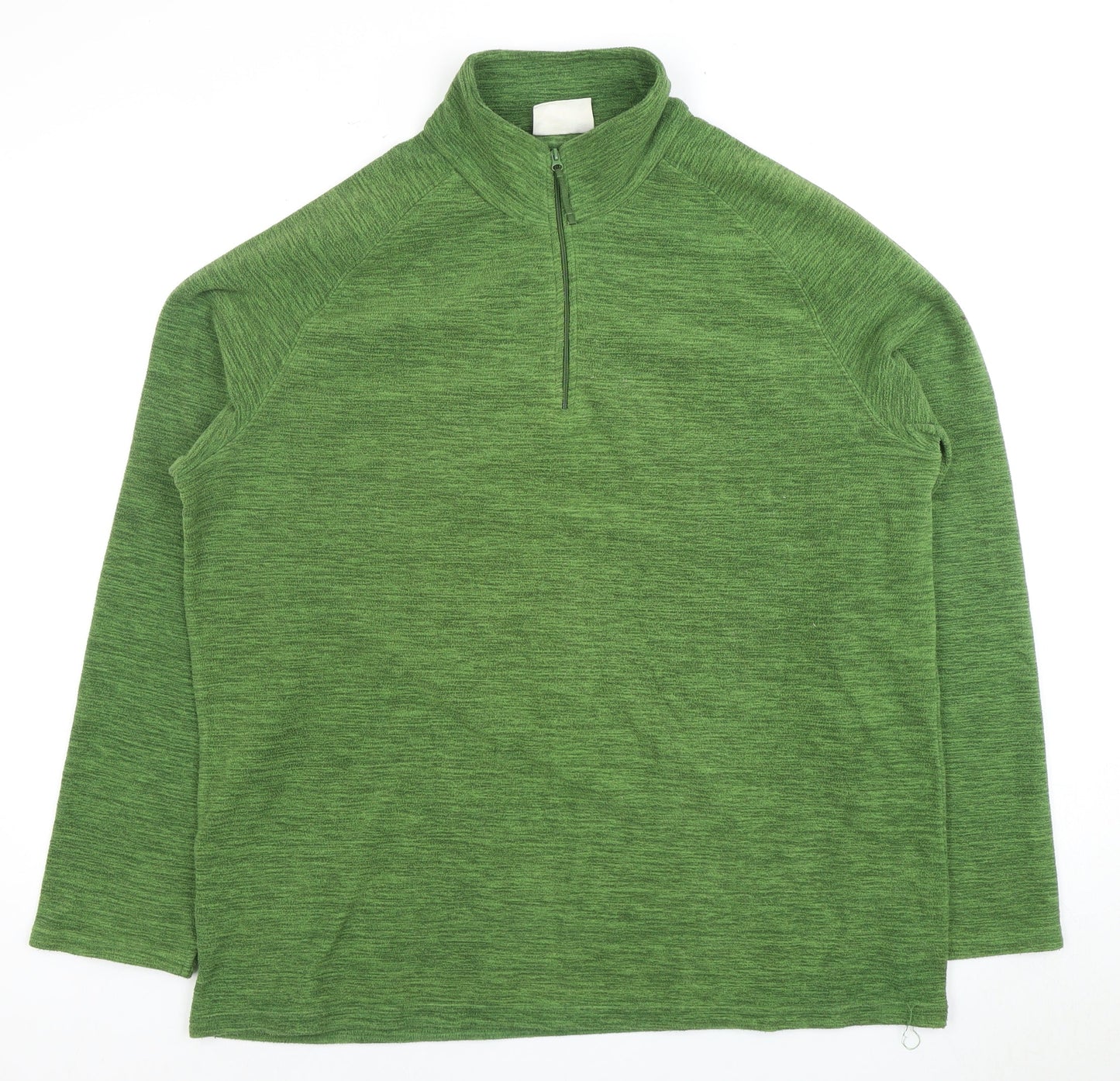Mountain Warehouse Green XL Men's 1/2 Zip Sweatshirt