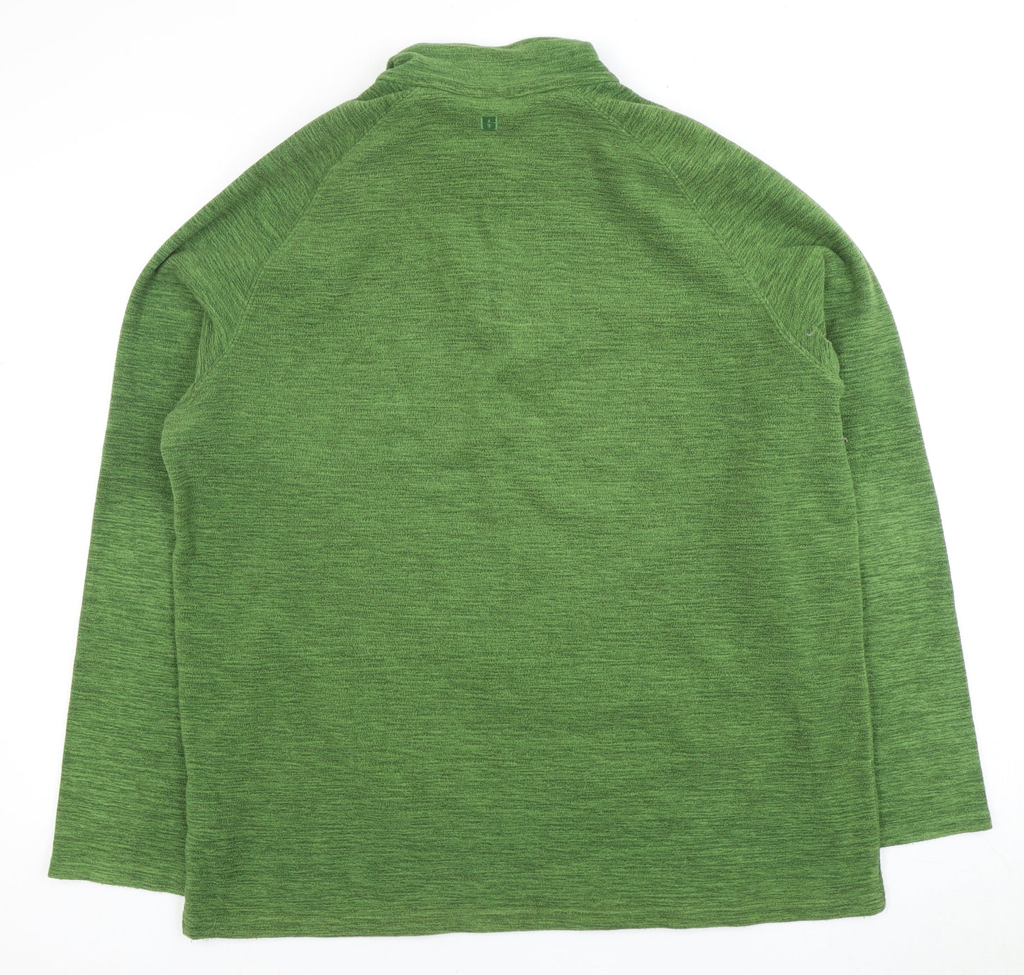 Mountain Warehouse Green XL Men's 1/2 Zip Sweatshirt