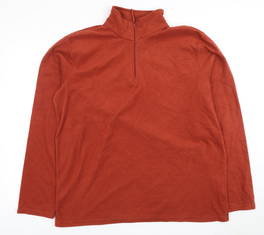 Mountain Warehouse Men's Red XL Fleece Pullover