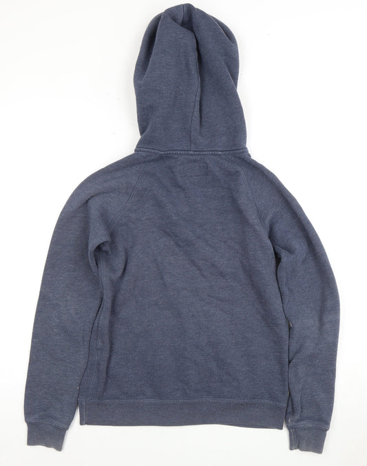 Jack Wills Women's Grey Full Zip Hoodie Size 10