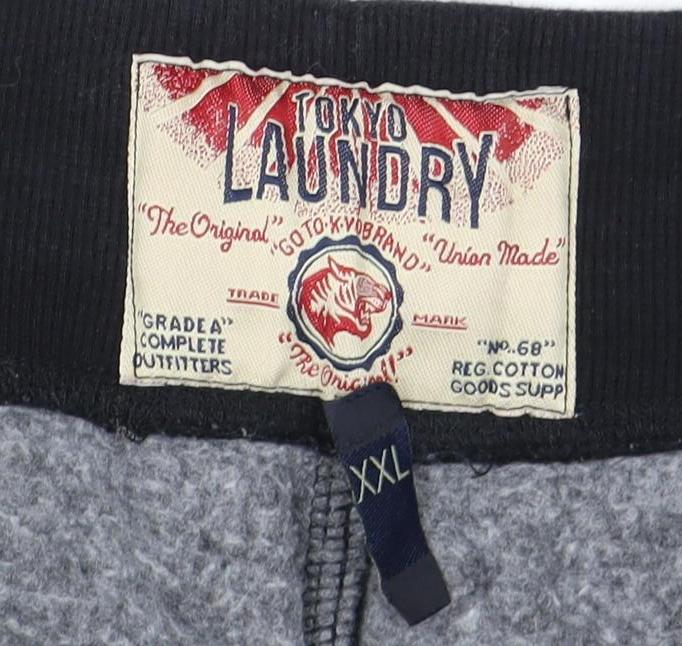 Tokyo Laundry Men's Black 2XL Sweat Shorts