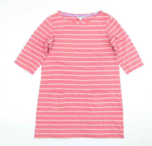 Womens UK Size 12 Boden Pink 100% Cotton Shirt