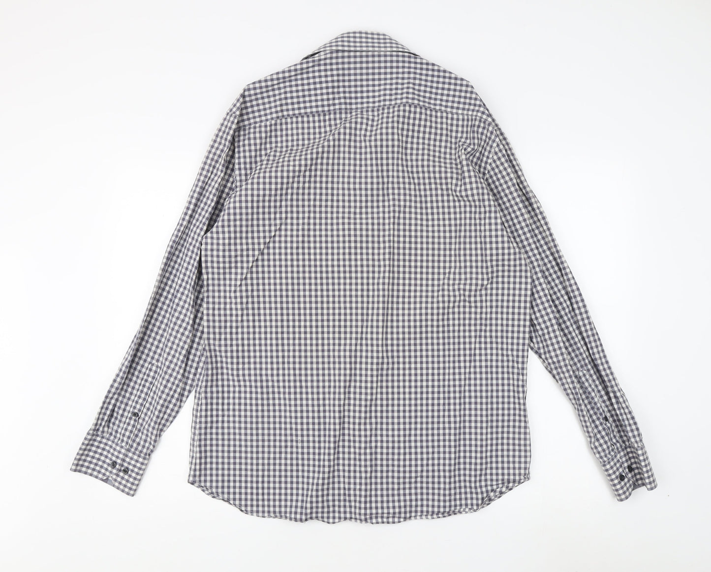 Jeff Banks Men's Multicoloured Check Shirt L