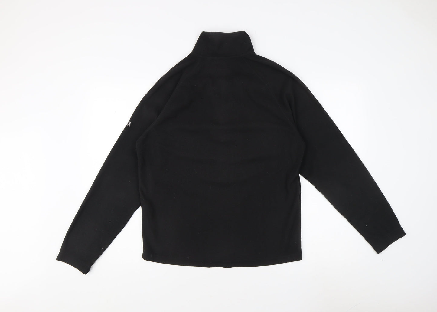 Craghoppers Men's Black Fleece 1/4 Zip Jacket S