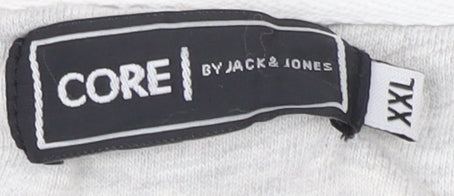 Jack & Jones Men's Grey 2XL Lightweight Sweatshirt