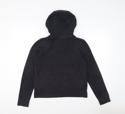 Nike Teens Black Pullover Hoodie L with Logo Accents
