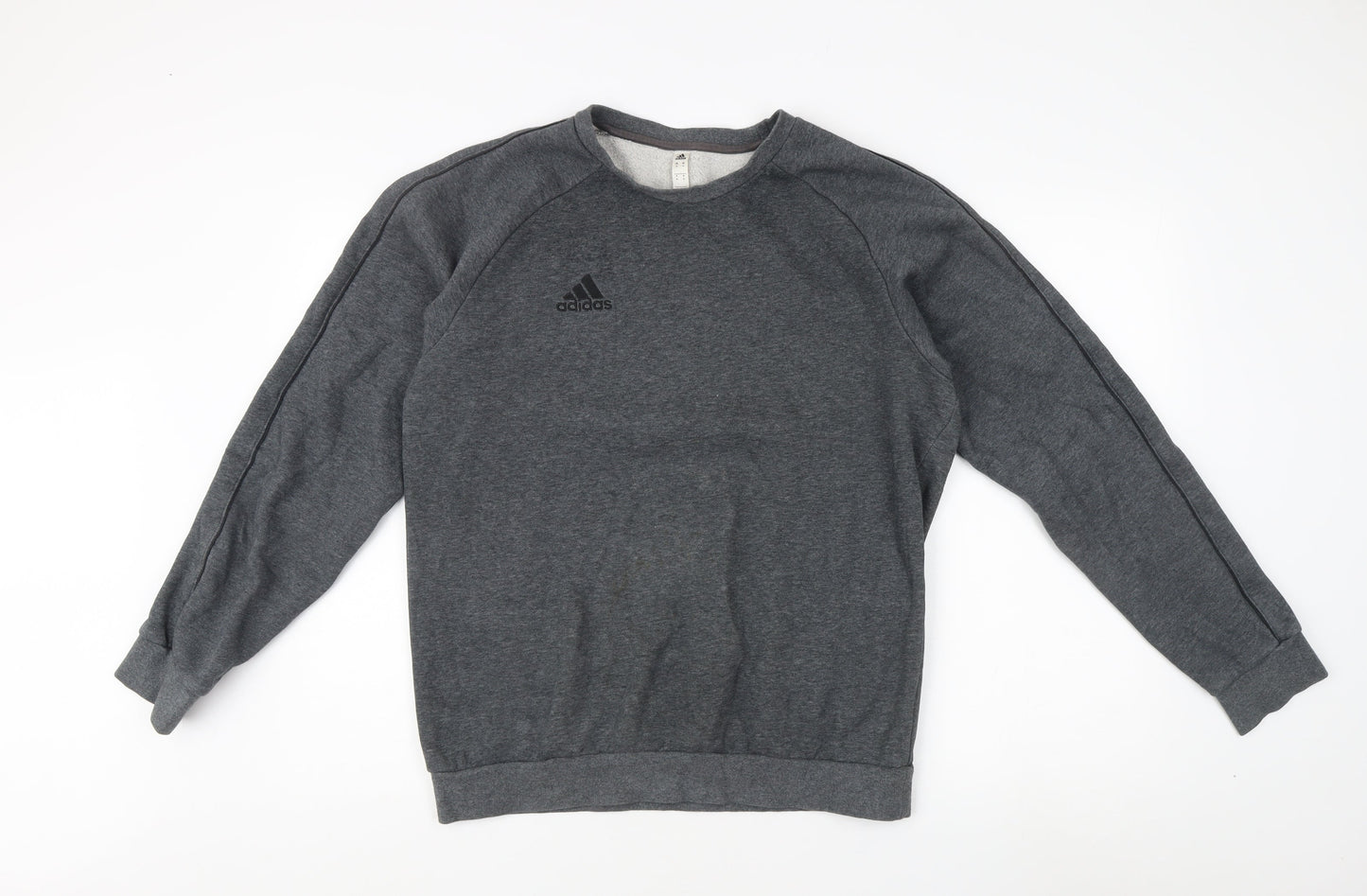 adidas Men's Grey Pullover Sweatshirt M