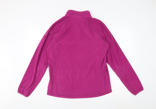 Trespass Women's Purple XL Fleece Sweatshirt, 1/2 Zip Casual