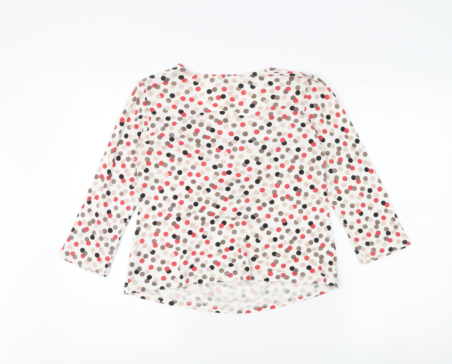 Eastex Women's Multicoloured Polka Dot Blouse Size 12