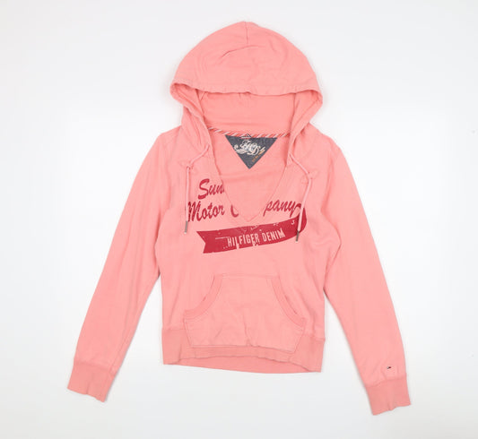Tommy Hilfiger Women’s Pink XS Pullover Hoodie