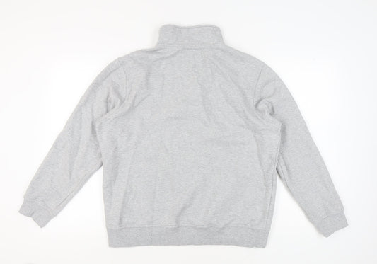 Crew Clothing Men’s Grey 1/4 Zip Sweatshirt XL