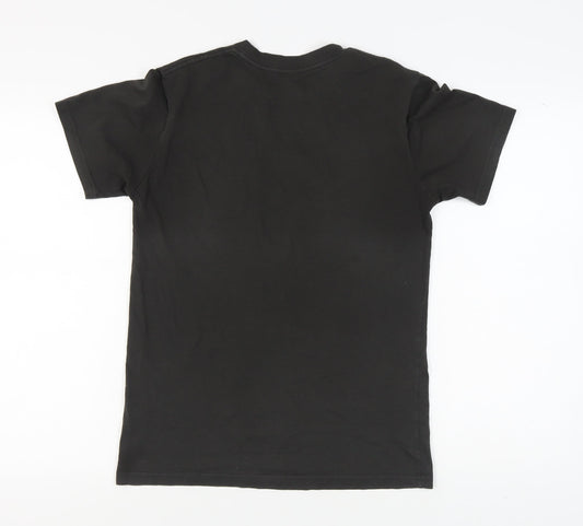 AS Colour Men's Black Fitness T-Shirt S Graphic Logo