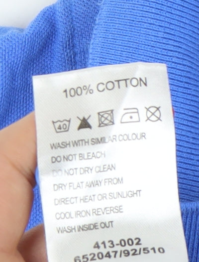 Kangol Blue Unisex Polo Shirt - Size 18, Casual Wear