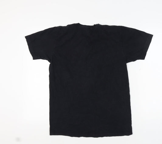 Plain Bear Men's Black Graphic T-Shirt M