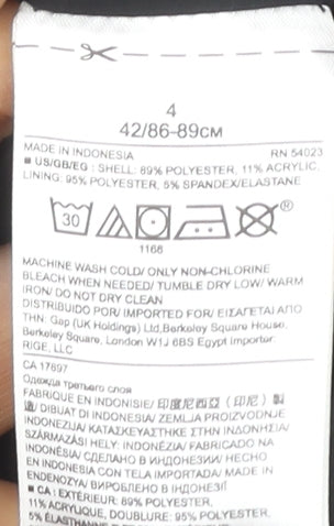 Banana Republic Women's Blue Geometric Blazer Size 6