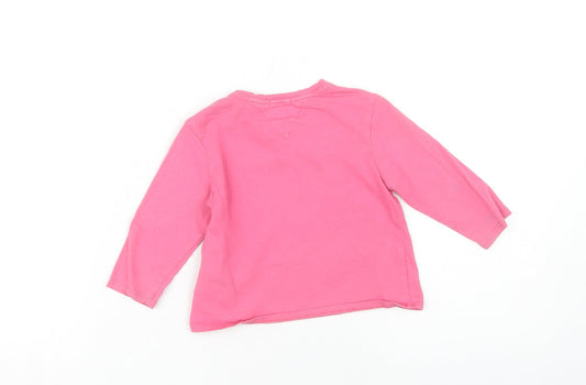 Tommy Hilfiger Unisex Pink Graphic T-Shirt 12-18M