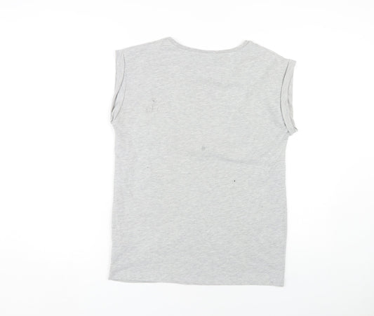 Game of Thrones Women's Grey T-Shirt, Size 8, Sleeveless