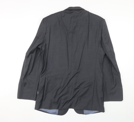 Austin Reed Men's Grey Blazer 38R Wool Formal Jacket