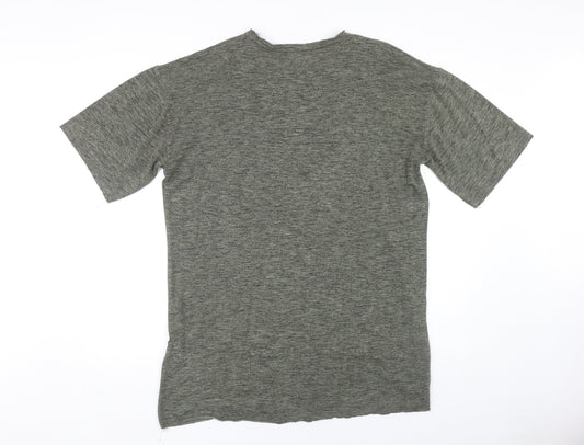 Firetrap Grey Jersey T-Shirt - Unisex Adults L