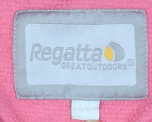 Close-up detail of Regatta girls’' pink lightweight sweatshirt -, size 10, years