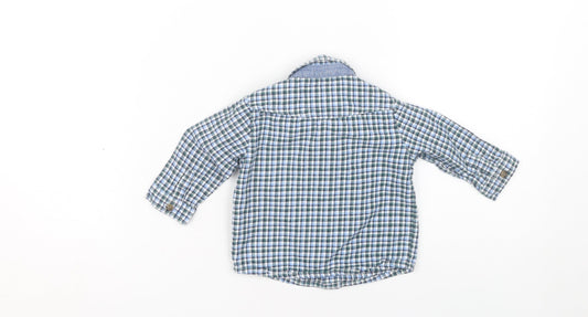 Jasper Conran Junior Boys Multicoloured Check Button-Up 6-9M