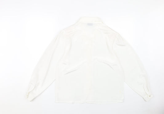 Eastex Women's White Collared Blouse Size 12