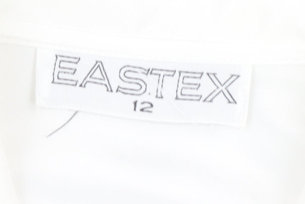 Eastex Women's White Collared Blouse Size 12